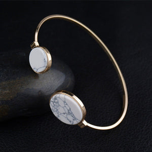 Natural Stone Cuff Bracelets